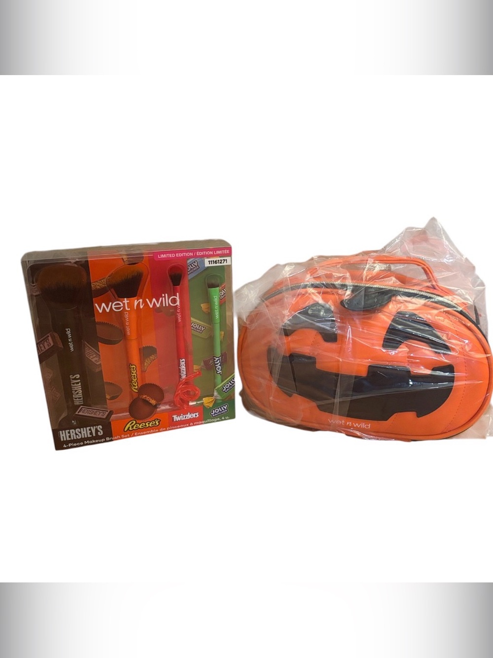 Wet n Wild Limited Edition Halloween Collection Orange Pumpkin Case Make Up NWT